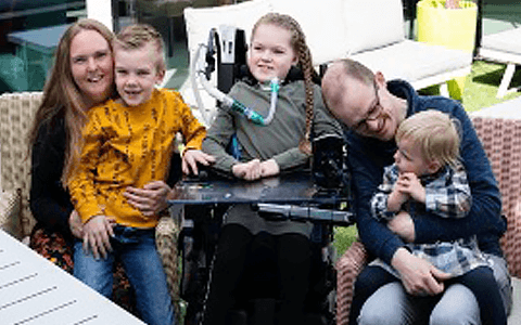 Family at House Netherlands